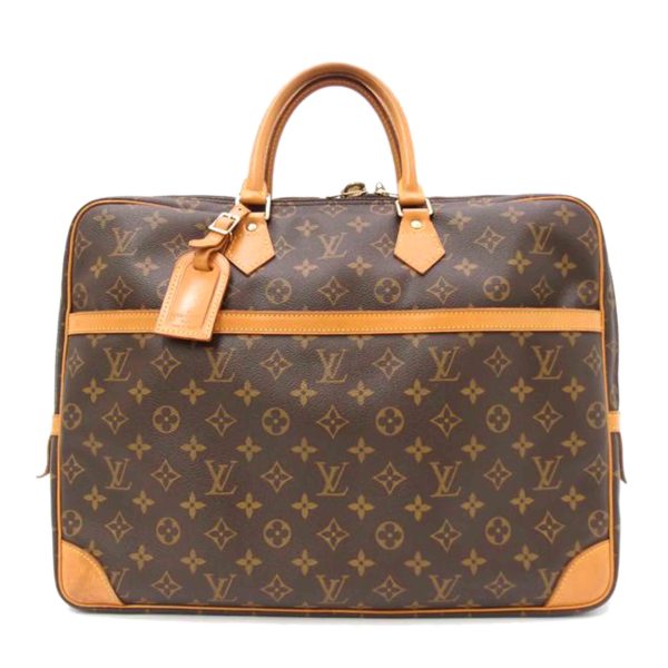 57037 1 Louis Vuitton Porte de Cumin Voyage Monogram Travel Bag Brown