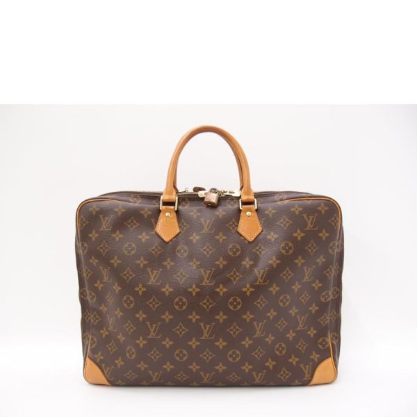 57037 2 Louis Vuitton Porte de Cumin Voyage Monogram Travel Bag Brown