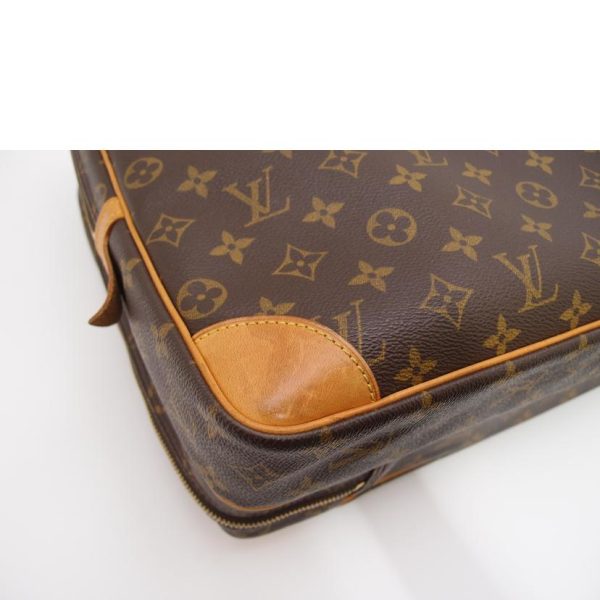 57037 7 Louis Vuitton Porte de Cumin Voyage Monogram Travel Bag Brown