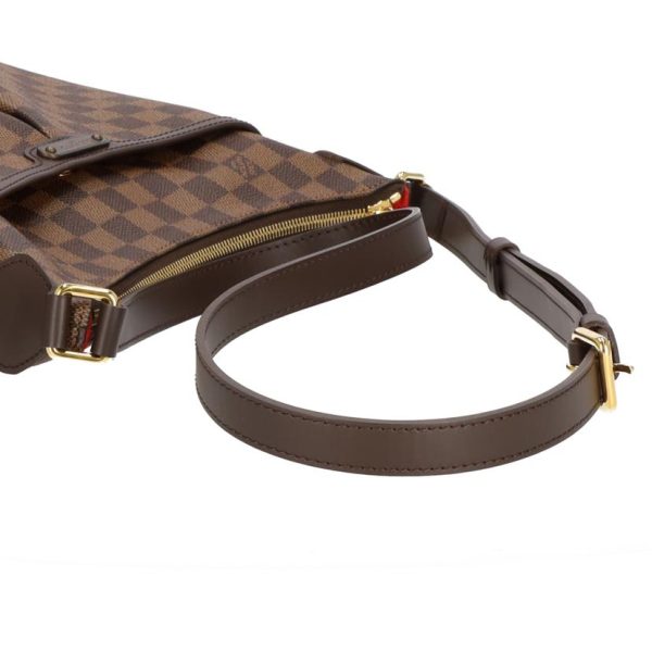 57049 4 Louis Vuitton Bloomsbury PM Crossbody Bag Damier Ebene Brown