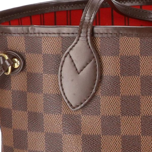 57065 5 Louis Vuitton Neverfull PM Damier Tote Ebene