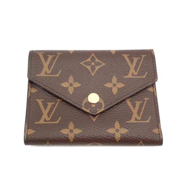 57069 1 Louis Vuitton Portefeuil Victorine Monogram Wallet Brown