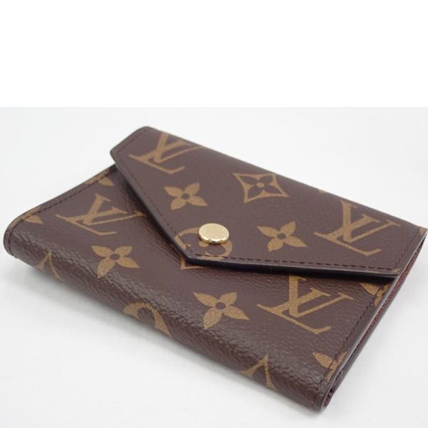 57069 3 Louis Vuitton Portefeuil Victorine Monogram Wallet Brown