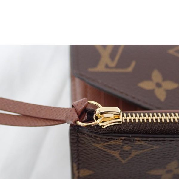 57069 9 Louis Vuitton Portefeuil Victorine Monogram Wallet Brown