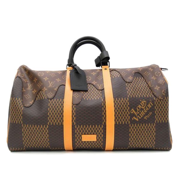 57092 1 Louis Vuitton NIGO Keepall Bandouliere 50 Damier Giant Bag