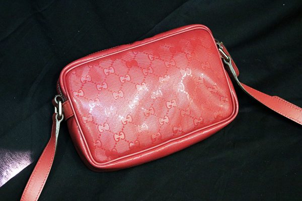 5713 2 Gucci GG Shoulder Bag Red