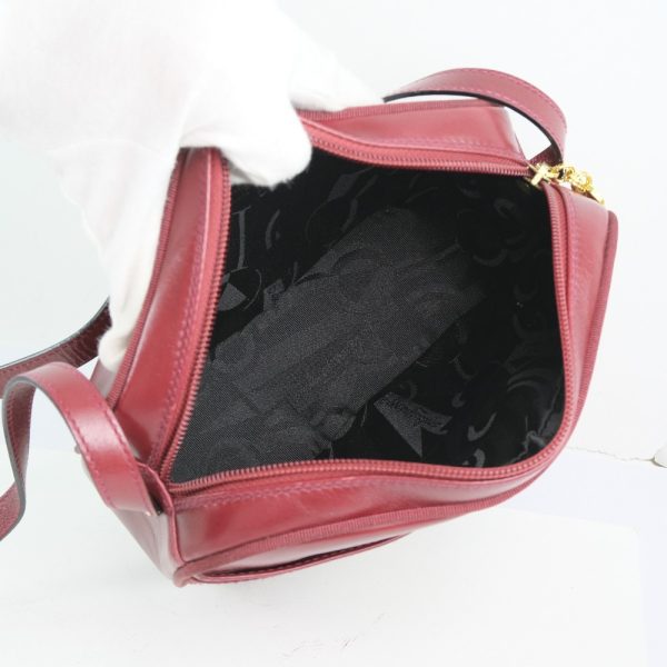 57140314 9 Salvatore Ferragamo Vara Ribbon Calf Red Shoulder Bag