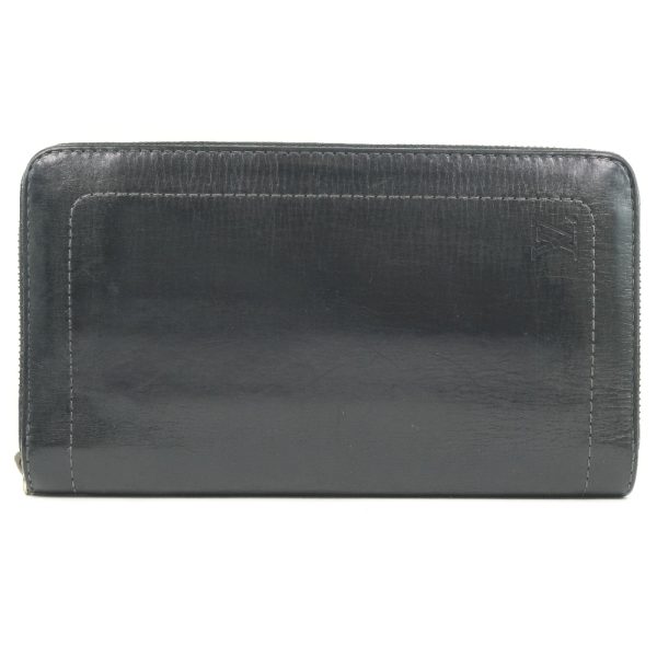 57150323 1 Louis Vuitton Zippy Organizer Utah M97026 Calf Black Long Wallet