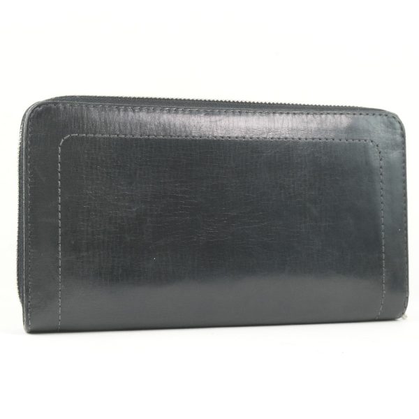 57150323 3 Louis Vuitton Zippy Organizer Utah M97026 Calf Black Long Wallet