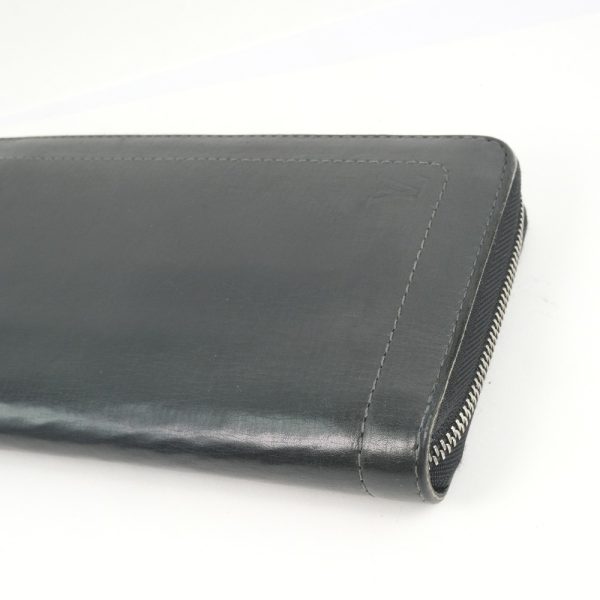 57150323 5 Louis Vuitton Zippy Organizer Utah M97026 Calf Black Long Wallet