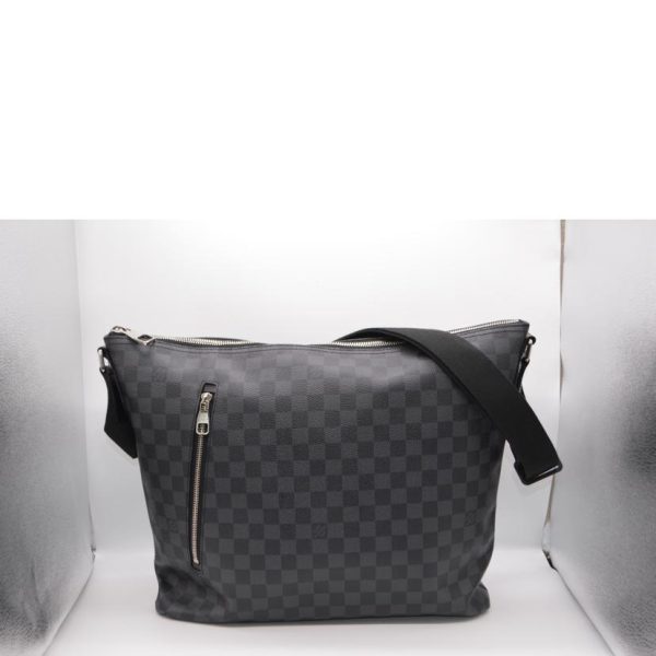 57219 2 Louis Vuitton Mick MM Messenger Bag Damier Graphite