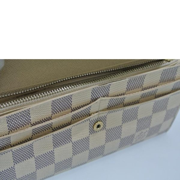 57225 10 Louis Vuitton Sala Wallet Damier Azur