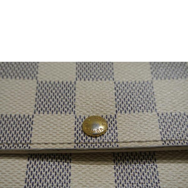 57225 7 Louis Vuitton Sala Wallet Damier Azur