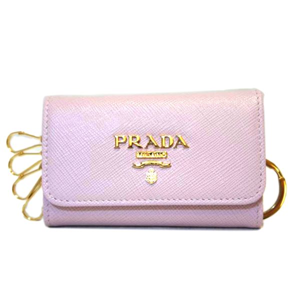 57369 1 PRADA Prada 4 Key Case Black