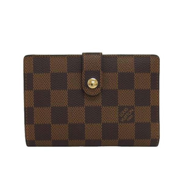 57381 1 Louis Vuitton Bi Fold Wallet Portefeuille Viennois Damier Wallet Ebene