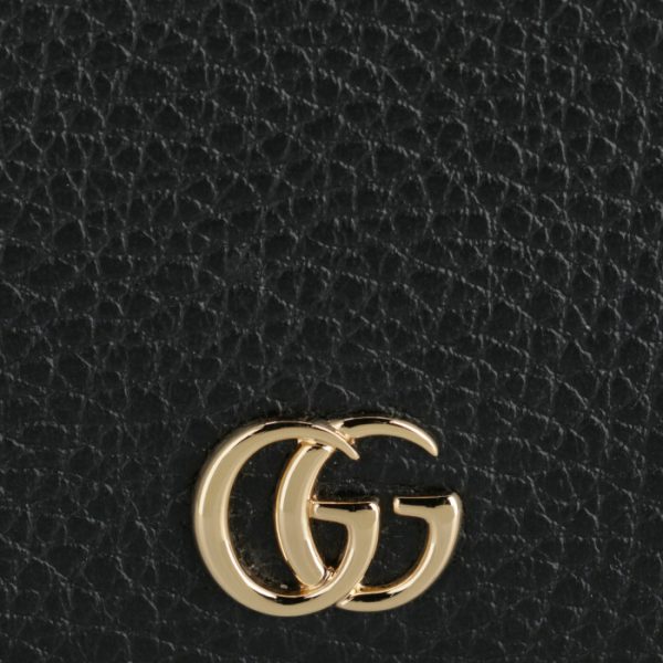 574804cao0g1000 3 GUCCI GG Marmont Zip Card Case Black