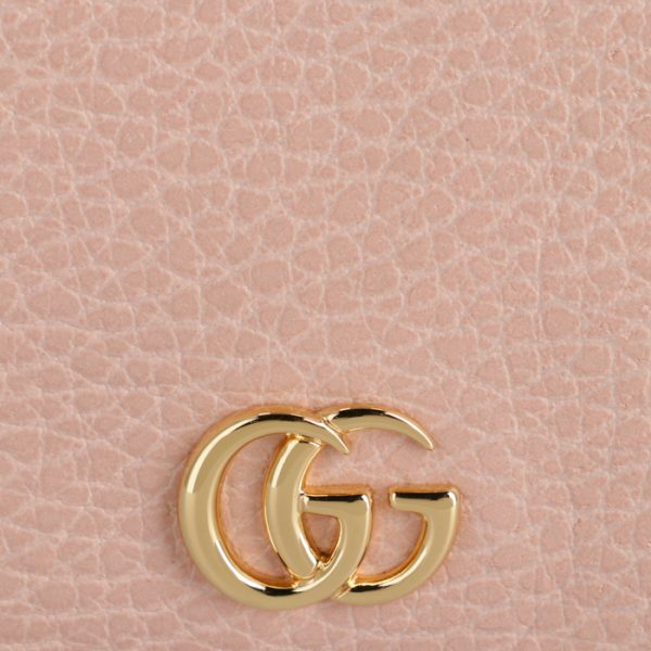 574804cao0g5909 3 GUCCI GG Marmont Zip Card Case Pink