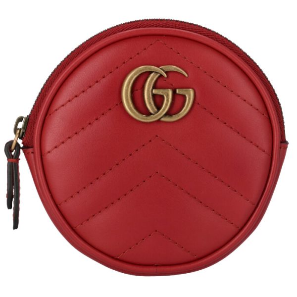 575160dtdct6433 1 GUCCI GG Marmont Coin Case Red