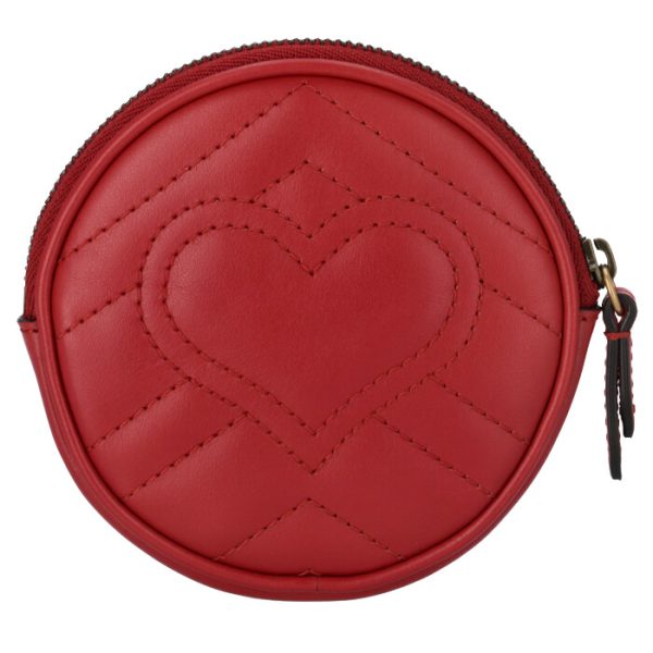 575160dtdct6433 2 GUCCI GG Marmont Coin Case Red