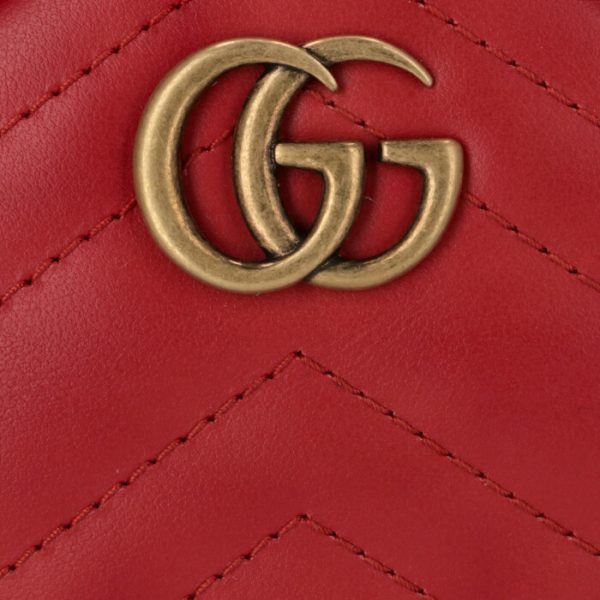 575160dtdct6433 3 GUCCI GG Marmont Coin Case Red