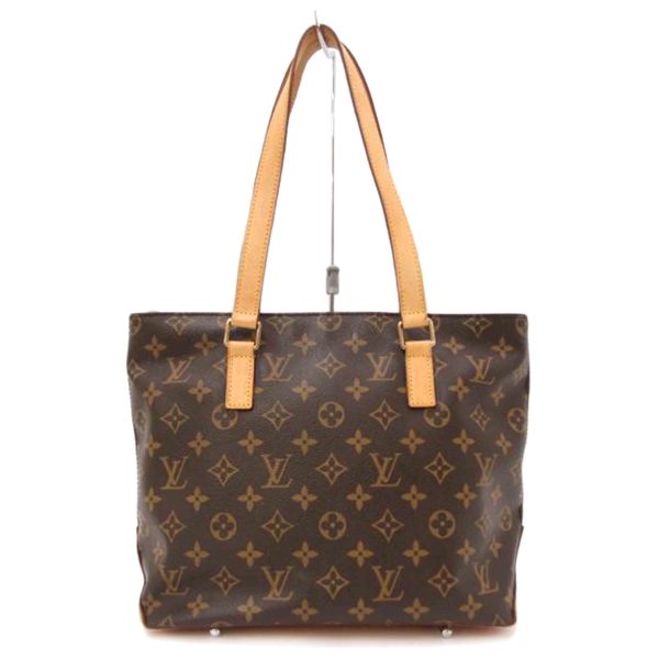 57549 1 Louis Vuitton Cava Piano Monogram Tote Bag Brown