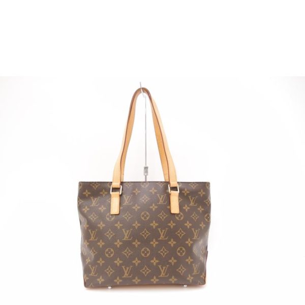 57549 2 Louis Vuitton Cava Piano Monogram Tote Bag Brown