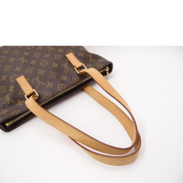 57549 4 Louis Vuitton Cava Piano Monogram Tote Bag Brown