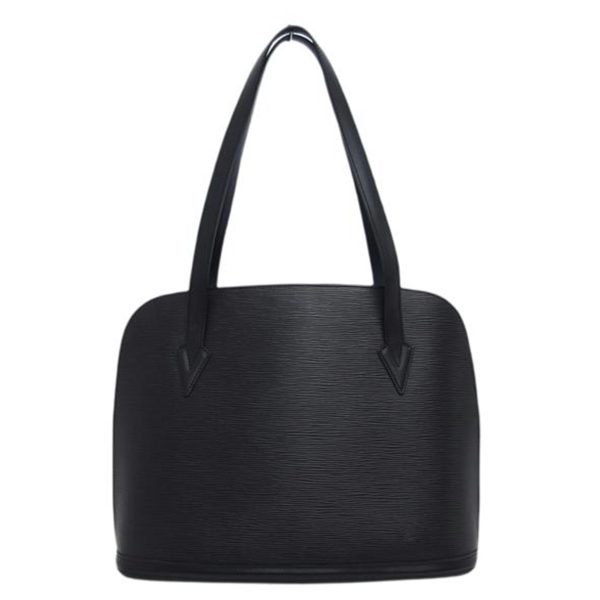 57554 1 Louis Vuitton Lussac Epi Leather Bag Noir