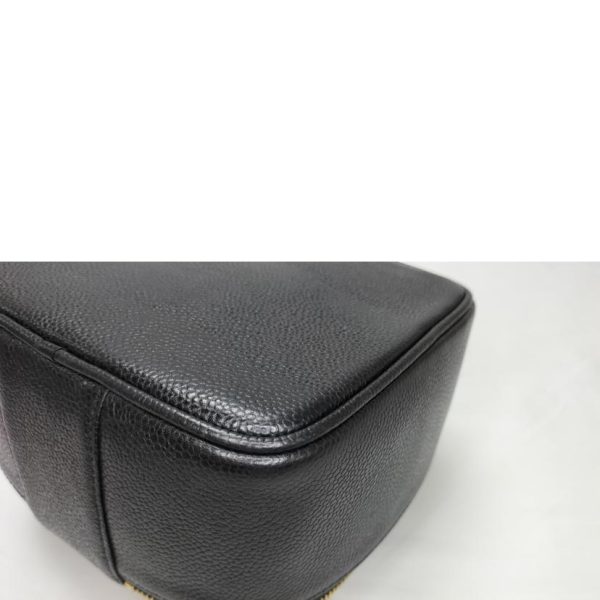 57589 6 Chanel Vanity Bag Caviar Skin Black