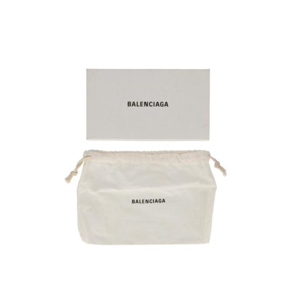 57628 5 Balenciaga Continental Leather Solid Zip Around Bag