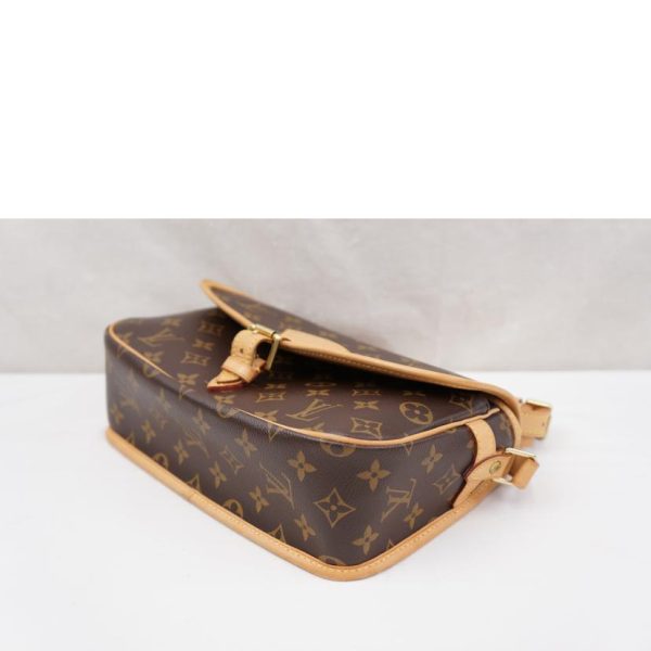 57681 4 Louis Vuitton Sologne Monogram Shoulder Bag Brown