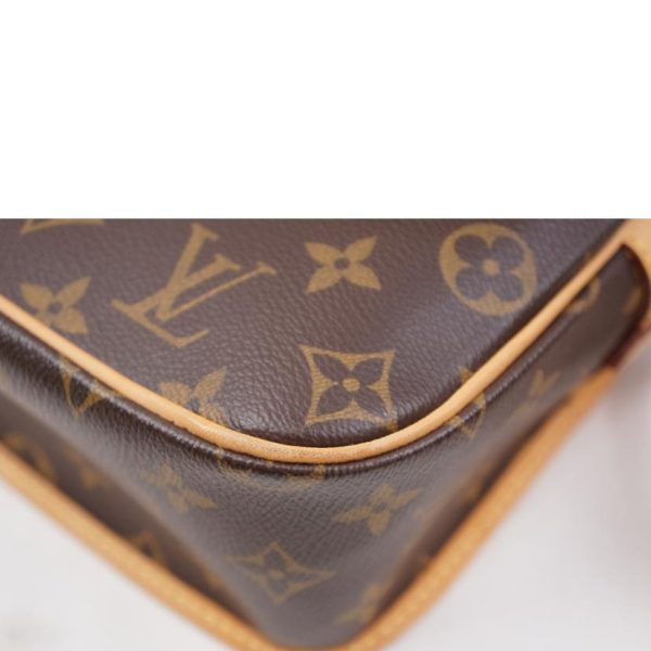 57681 9 Louis Vuitton Sologne Monogram Shoulder Bag Brown