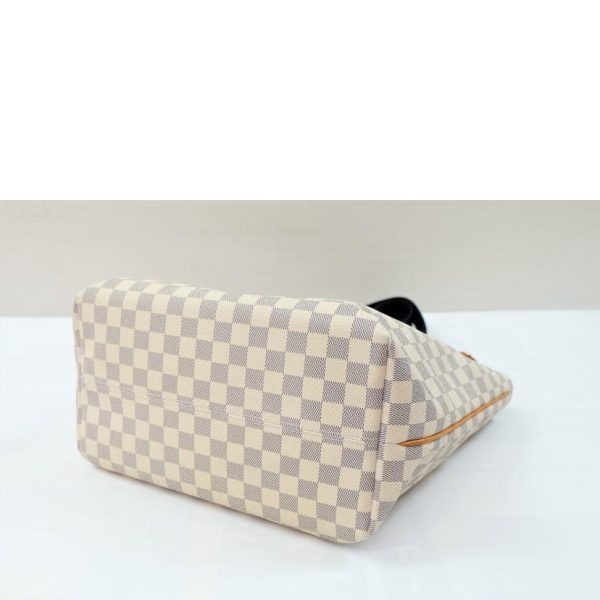 57683 3 Louis Vuitton Hippo MM Bag Damier Azur