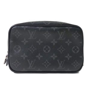 57744 1 Louis Vuitton Leather LockMe Backpack Noir Black