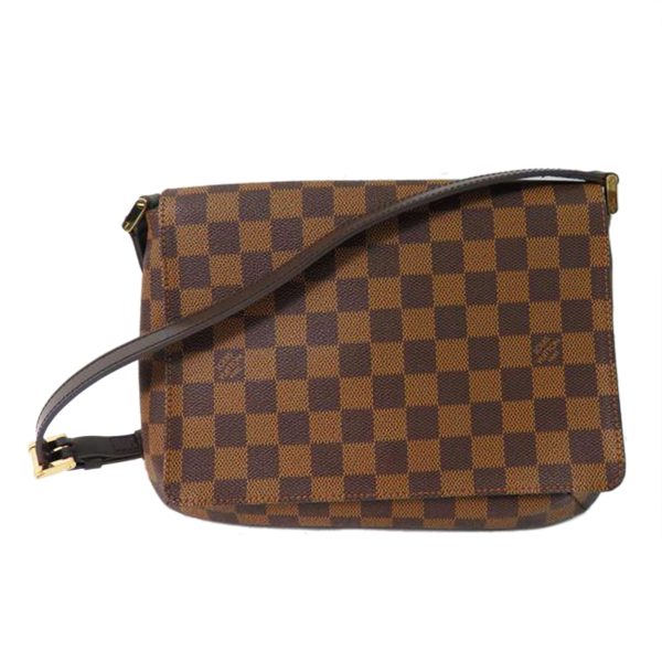 57812 1 Louis Vuitton Musette Tango Bag Damier Brown