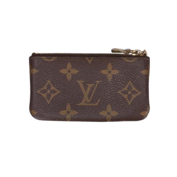 57819 2 Louis Vuitton Pochette Cle Coin Case with Key Ring Monogram