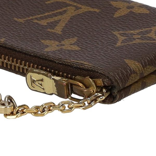 57819 5 Louis Vuitton Pochette Cle Coin Case with Key Ring Monogram