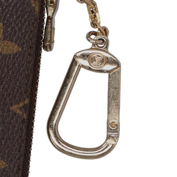 57819 6 Louis Vuitton Pochette Cle Coin Case with Key Ring Monogram