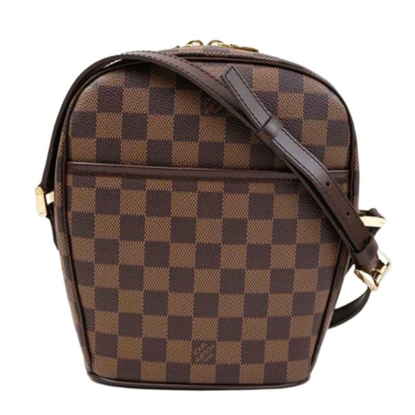 57858 1 Louis Vuitton Ipanema PM Damier Ebene Bag Brown