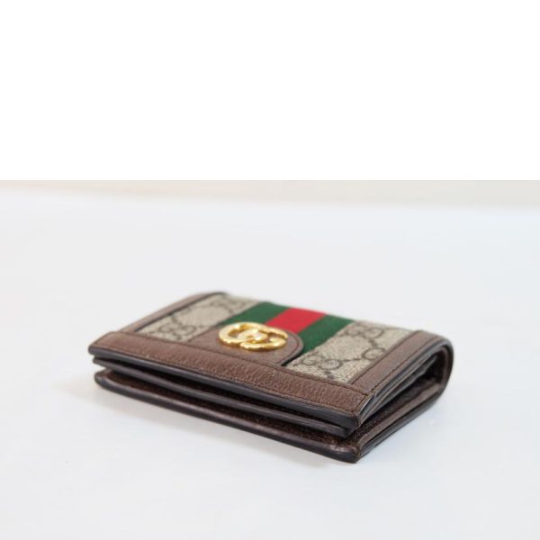 57888 3 Gucci Ophidia GG Compact Wallet