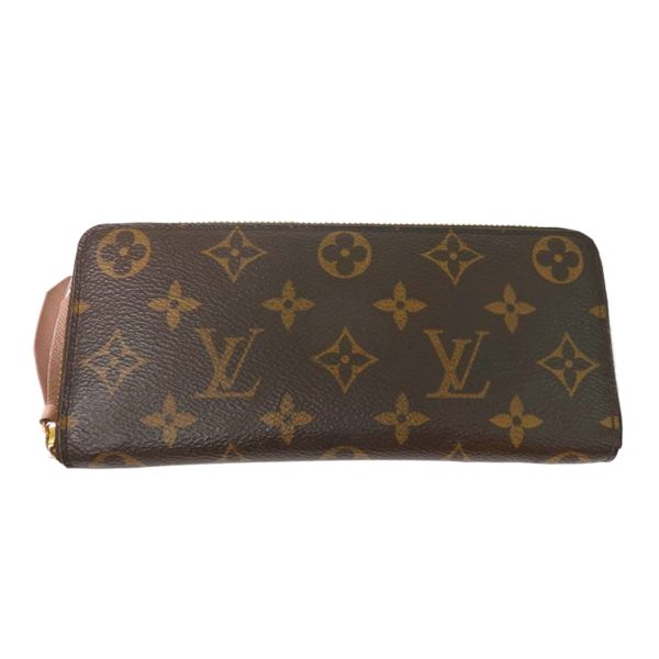 57911 1 Louis Vuitton Portefeuil Clemence Bag Monogram Rose Valerine