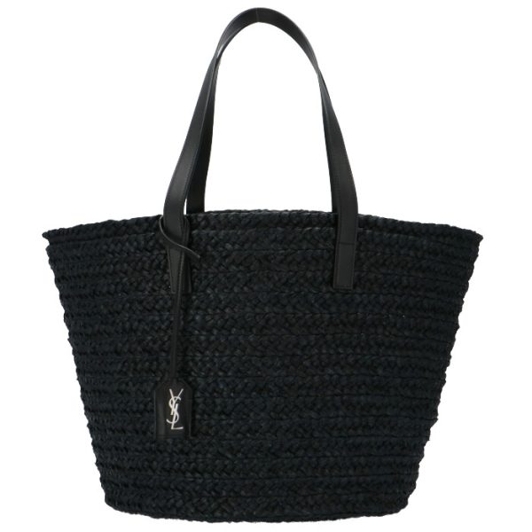 579521gqthe1000 Saint Laurent Paris Tote Bag Medium Basket Black