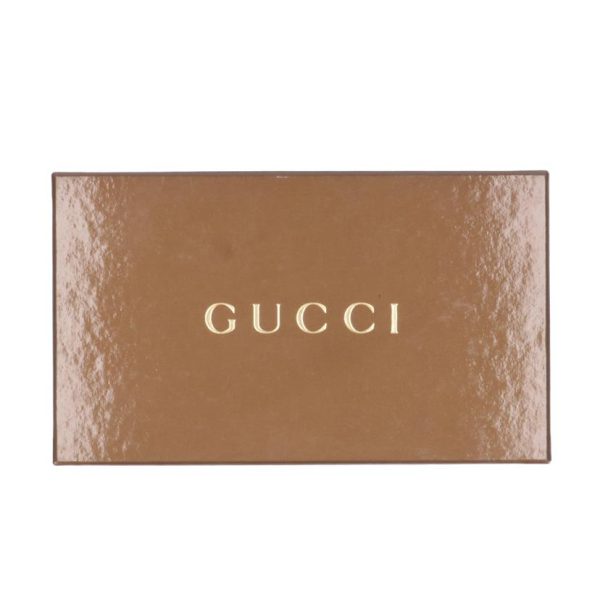 57956 8 Gucci Guccisima Bi fold Long Wallet Brown