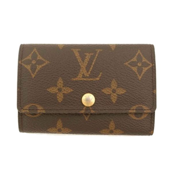 58082 1 Louis Vuitton Multicle 6 Monogram Key Case Brown