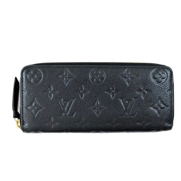 58314 1 Louis Vuitton Clemence Wallet Empreinte Noir