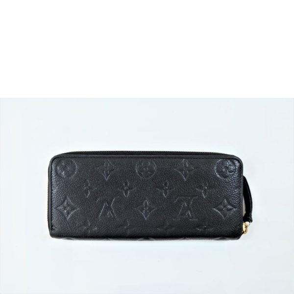 58314 2 Louis Vuitton Clemence Wallet Empreinte Noir