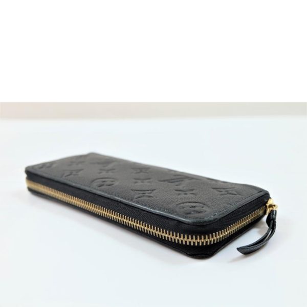 58314 3 Louis Vuitton Clemence Wallet Empreinte Noir