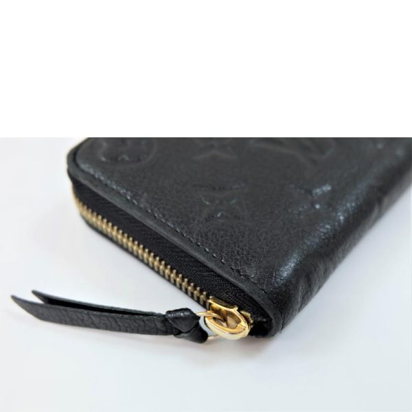 58314 6 Louis Vuitton Clemence Wallet Empreinte Noir