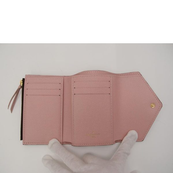 58375 4 Louis Vuitton Victorine Wallet Monogram Rose