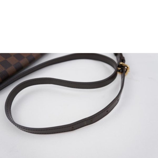 58558 3 Louis Vuitton Busas Roseberry Damier Ebene Tote Bag Brown